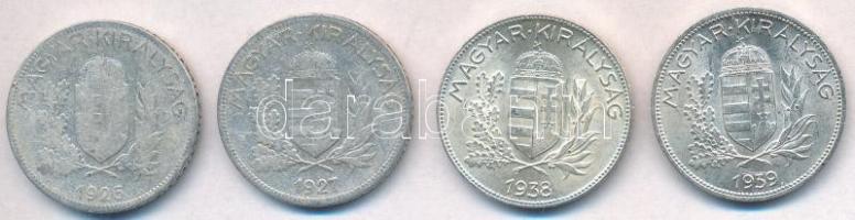1926-1939. 1P Ag (4xklf) T:1-,2,3 Adamo P6