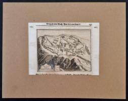 1700 Sinj várának rézmetszete, Paul Rycaut: Der Neu-eröffneten Ottomannischen Pforten Fortsetzung......