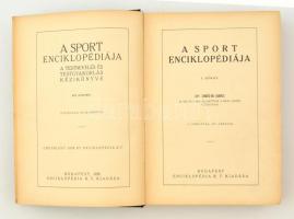 A sport enciklopédiája. Szerk.: Pálfy György. 1-2. köt. Bp., 1928, Enciklopédia Rt. Kissé kopott vás...
