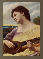 Modern festők. 1-12. füz. Bp., 1906, Aufrecht és Goldschmied.  Gazdagon díszített, kicsit sérült map...