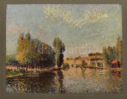 Modern festők. 1-12. füz. Bp., 1906, Aufrecht és Goldschmied.  Gazdagon díszített, kicsit sérült map...