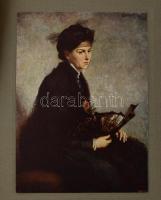 Modern festők. 1-12. füz. Bp., 1906, Aufrecht és Goldschmied.  Gazdagon díszített, kicsit sérült map...