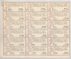 Budapest 1919. "Az Immobilia Ingatlan Forgalmi Részvénytársaság" öt részvénye egyben 400K-...