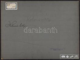 cca 1900 Kolozsvár látképe. Nagyméretű keményhátú fotó. Erdélyi Mór (1866-1934) fotója / Panoramic v...