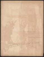 cca 1920 Budapest, Tabán, Kőr utca. Tabáni részlet.  Nagyméretű Erdélyi Mór (1866-1934) pecséttel je...