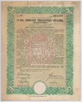 Budapest 1944. "A Magyar Királyság 3%-kal Kamatozó Törlesztéses Kölcsöne (Buzakötvény)" ál...