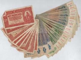 Vegyes 92db-os korona, pengő és adópengő tétel T:III,III-