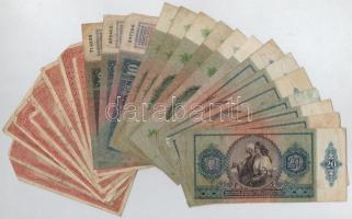 Vegyes 92db-os korona, pengő és adópengő tétel T:III,III-