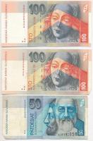 Szlovákia 2002. 50K + 2004. 100K (2x) T:III Slovakia 2002. 50 Korun + 2004. 100 Korun (2x) C:F
