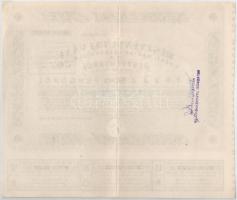 Budapest 1946. "Pesti Magyar Kereskedelmi Bank" részvényutalvány 10 részvényről egyben, ös...