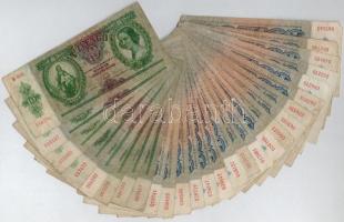 Vegyes 115db-os pengő és forint tétel, közte egy "A Vöröshadsereg Parancsnoksága" 5P is T:III,III-