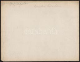 cca 1900 Budapest VI. Drechsler palota, aljában az étteremmel. Nagyméretű fotó. Erdélyi Mór (1866-19...