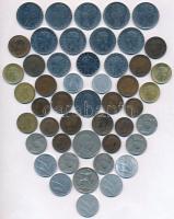 Olaszország 1909-1982. 5c-100L (48x) közte emlékkiadások is T:2,2-
Italy 1909-1982. 5 Centesimi - 1...