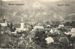 Nagylupsa, Lupsa; látkép templomokkal / panorama view with churches  (EK)