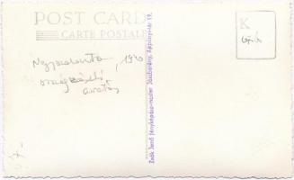 1940 Nagyszalonta, Salonta; Országzászló avatás, Dr. Kiss Ferenc anatómia professzor, a Magyarország...