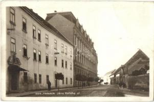 Nagyszombat, Trnava; Jána Holleho utca / ulica / street view (fa)