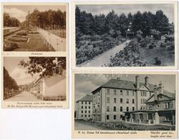 3 db RÉGI katonai képeslap a veszprémi M. Kir. Kinizsi Pál Honvéd csapat altisztképző iskoláról / 3 pre-1945 postcards of the Hungarian military school in Veszprém