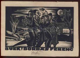 Bordás Ferenc (1911-1982) szignós Ex libris