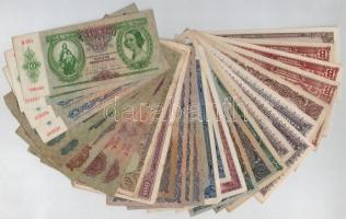 30db-os vegyes magyar pengő bankjegy tétel T:II-III-