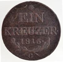 1816G 1kr Cu "I. Ferenc" T:2,2-
