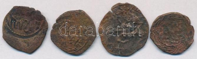 4db-os vegyes arab/indiai? rézpénz tétel T:2-,3 4pcs of various Arabic/Indian? copper coins C:VF,F