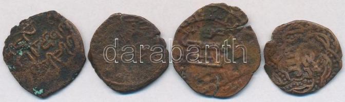 4db-os vegyes arab/indiai? rézpénz tétel T:2-,3
4pcs of various Arabic/Indian? copper coins C:VF,F