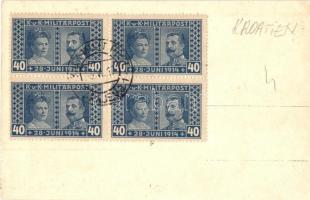 Szentivánzelina, Sveti Ivan Zelina; utcakép templommal, Antolkovic üzlete / street view with church,...