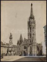 cca 1900 Budapest, Bazilika, POstatakarékpénztár, Zeneakadémia, összesen 6 db nagyméretű fotó. Erdél...