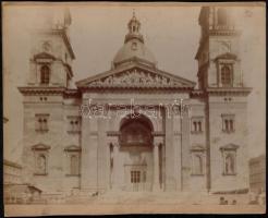 cca 1900 Budapest, Bazilika, POstatakarékpénztár, Zeneakadémia, összesen 6 db nagyméretű fotó. Erdél...