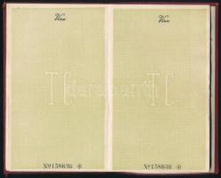 1942 Török fényképes útlevél, kivágásokkal / Turkish passport