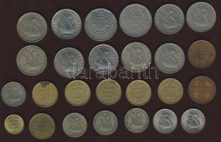 Portugália kis tétel 1970-73. 50c (2x), 1991. 1Esc (1x), 1969-83. 2,5Esc (6x) klf évszámok, 1966-84....