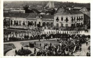 1940 Zilah, Zalau; bevonulás, Éder üzlete. Tábori posta / entry of the Hungarian troops