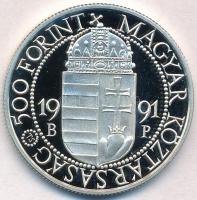 1991. 500Ft Ag "II. János Pál pápa látogatása" T:PP ujjlenyomat
Adamo EM120