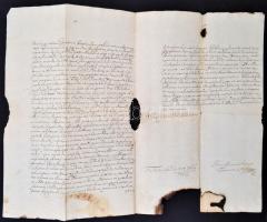 1753 Fancsika (Fancsikove, Ukrajna), Fröhlich alias Végh Ferenc levele azonosítatlan királyi tanácso...