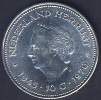 Hollandia 1970. 10G Ag "Wilhelmina Julianna" T:2