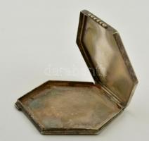 XX: sz. eleje: Alpakka tárca. Púdertartó. 8x8 cm