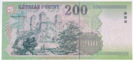 2001. 200Ft "FB 0000097" alacsony sorszám T:I / Hungary 2001. 200 Forint "FB 0000097&...