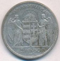 1930. 5P Ag "Horthy jobbra" T:2-
Adamo P8