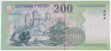 2004. 200Ft "FB0000089" alacsony sorszám T:I / Hungary 2004. 200 Forint "FB0000089&qu...