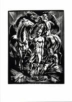 Vadász Endre (1901-1944) 7 db fametszet szignó nélkül