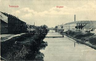 Temesvár, Timisoara; Bégasor. W. L. Bp. 2034. Kiadja Gerő Manó / river bank