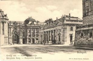 Budapest I. Királyi vár, Várőrségi laktanya. Divald Károly 533.