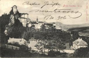 Árvaváralja, Oravsky Zamok; vár, Franz Pietschmann kiadása / castle (Rb)