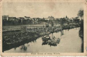 Krosno, widok Krosna od strony Wisloka / general view from the riverside (EK)