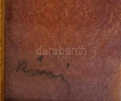 Rónai jelzéssel: Női portré. Pasztell, papír, üvegezett keretben, 40×30 cm