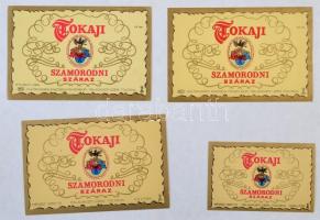 Minimum 500 darabos, tokaji borvidékről származó borcímke gyűjtemény, szépen rendezetten, lapokra ra...