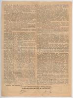 Budapest 1941. "A 47. magyar kir. Osztálysorsjáték játékterve" rajta "NEU ERNŐ bank é...