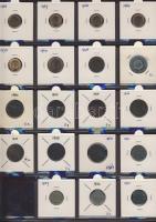 Hollandia 1812-től forgalmi pénzgyűjtemény, 7db bearkólapos, összesen 140 férőhelyes, újszerű albumb...