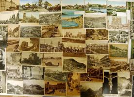 98 régi + kb 50 modern külföldi városképes lap