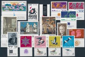 1972-1976 10 klf sor + 18 klf önálló érték 3 stecklapon, 1972-1976 10 sets + 18 stamps